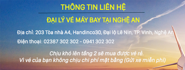 Thông tin liên hệ Phòng vé máy bay tại đường Nguyễn Minh Châu Phường Đông Vĩnh02
