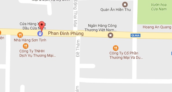 Phòng vé máy bay tại đường Phan Đình Phùng Phường Cửa Nam01